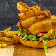 Half Pound Wild West BBQ burger Combo Meal